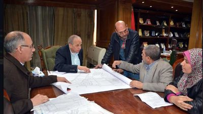 لجنة فنية وهندسية لدراسة تطوير الرياح التوفيقي ببنها