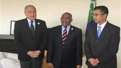 أبو الغيط يلتقي رئيس جزر القمر.. والجامعة العربية تشارك في الحوار الوطني القمري