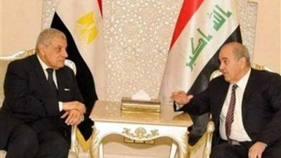 محلب لعلاوي: مصر شعباً وحكومةً وقيادةً إلى جانب العراق الموحد