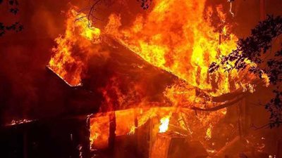 العناية الإلهية أنقذت سوق الجملة من احتراق 65 محلًا بدمنهور