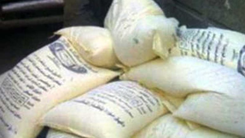 ضبط 31 طن دقيق بالحشرات