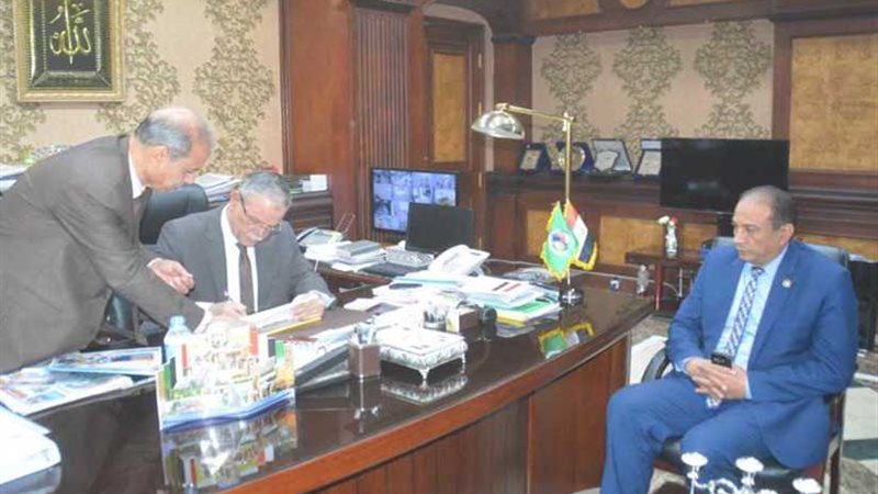 محافظ المنيا يعتمد