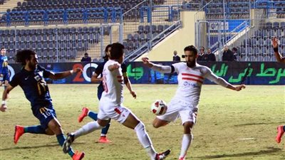 انطلاق مباراة الزمالك وإنبي