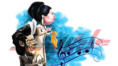 أم كلثوم ..بفكر فيك وانا ناسي