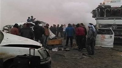 إصابة 19 شخصا في حوادث طرق بكفر الشيخ بسبب الشبورة