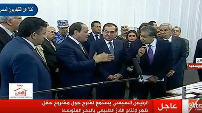 السيسي يفتتح مرحلة