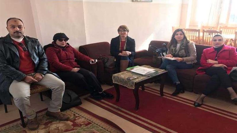 وفد الأنرويل يزور