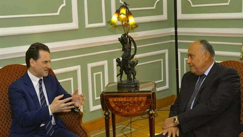 شكري يبحث مع الأونروا