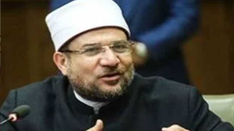 وصول وزير الأوقاف