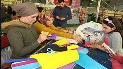 ورش وعروض فنية بمخيم طفل قصور الثقافة بمعرض الكتاب