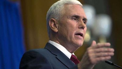 نائب الرئيس الأمريكى يتفقد منصة صواريخ باليابان قبيل زيارته لكوريا الجنوبية