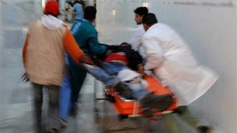 إصابة عامل بالتسمم