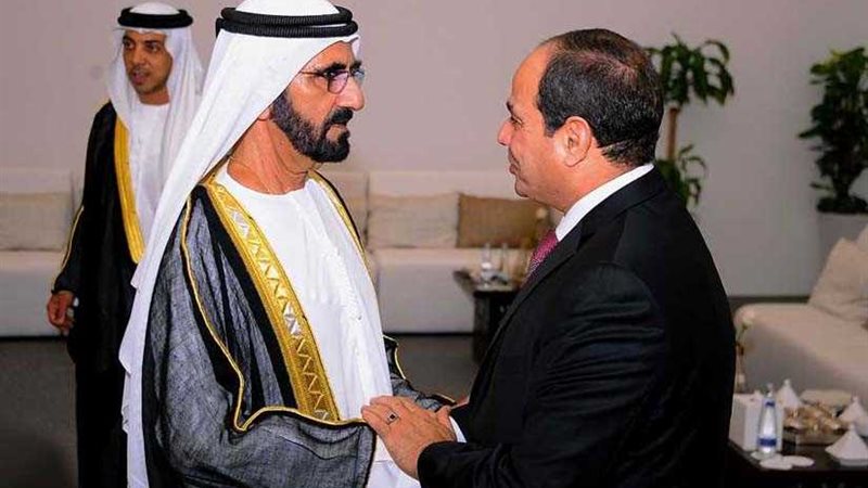 السيسى وبن راشد يؤكدان