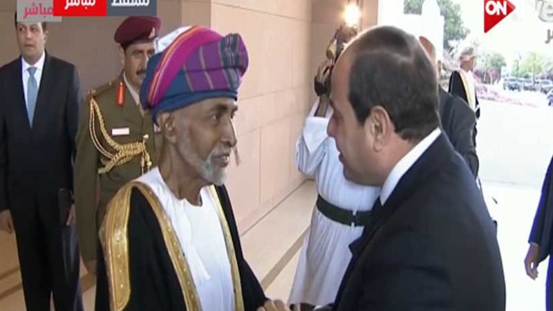 لحظة وصول الرئيس