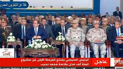 لقطات حية لافتتاح المشروع القومي للصوب الزراعية بمطروح 