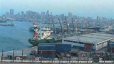 نشاط في حركة السفن والشاحنات واستقبال السلع الإستراتيجية بميناء الإسكندرية