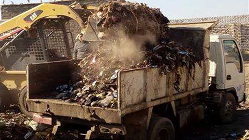 رفع 60 طن قمامة في