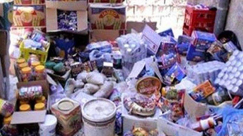 ضبط مواد غذائية فاسدة