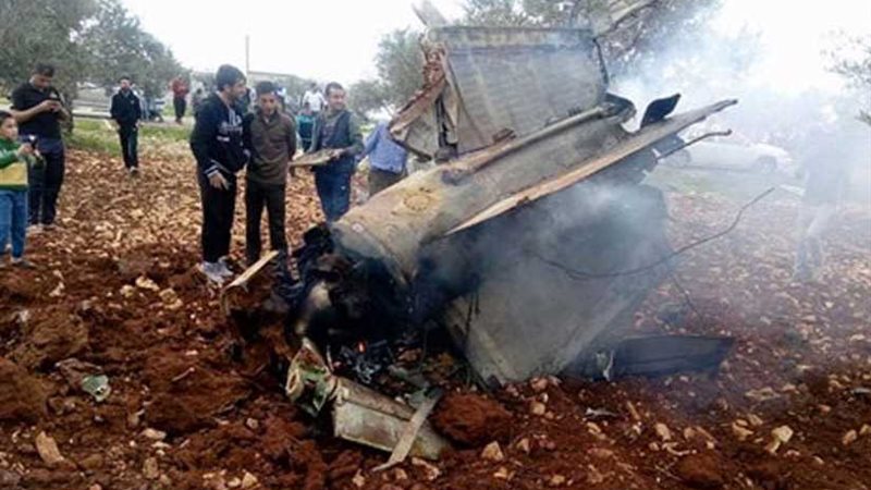 سقوط بقايا صاروخ