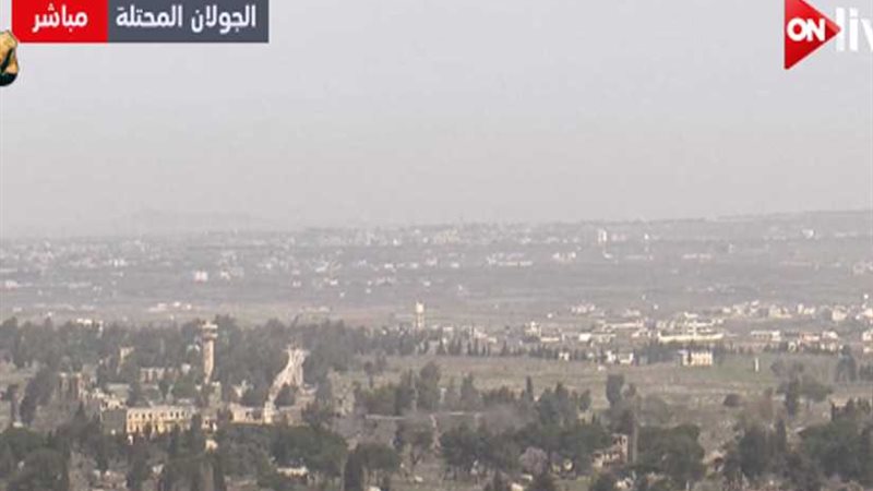 لقطات حية من الجولان