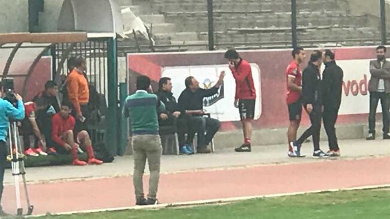 الخطيب يحضر مران