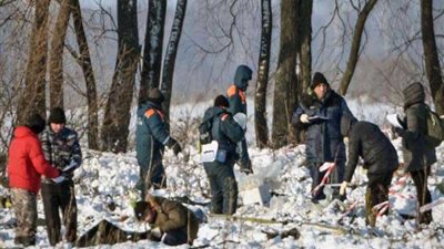 العثور على أشلاء خلال عمليات البحث عن ضحايا الطائرة الروسية