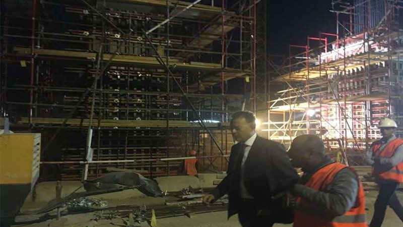 وزير النقل يتفقد