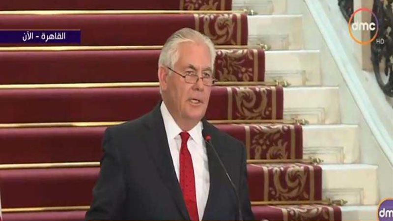 تيلرسون: ندعم مصر