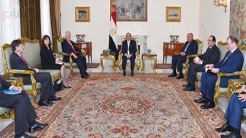 السيسي لـتيلرسون: