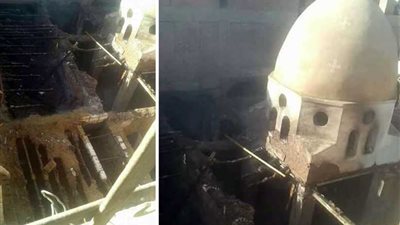 بيان الكنيسة الارثوذكسية بخصوص حريق كنيسة الناصرية بني مزار