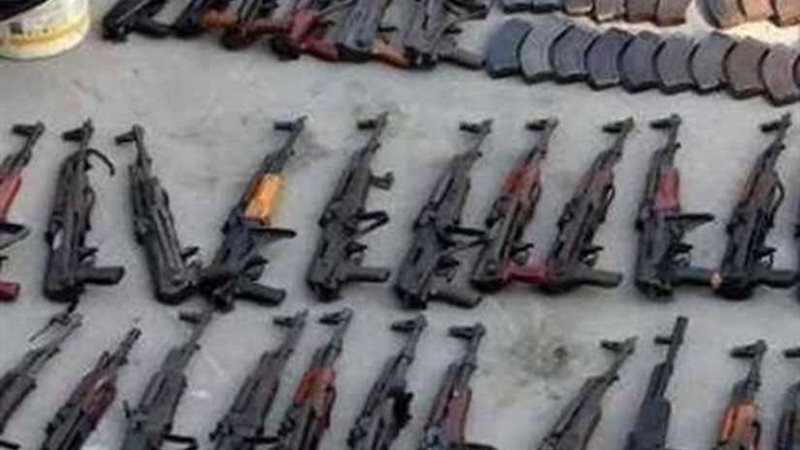 ضبط 152 قطعة سلاح