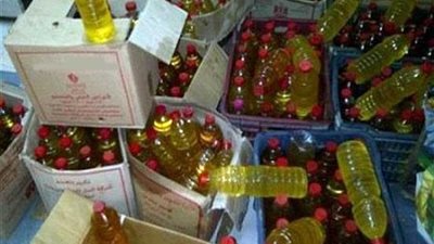 ضبط 26 طن ملح طعام وزيت مجهول المصدر في بني سويف