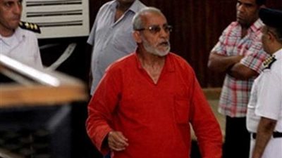 بدء جلسة إعادة محاكمة بديع في أحداث 