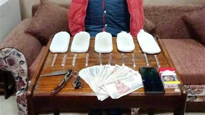 القبض على عاطل بحوزته 5 طرب حشيش قبل ترويجها فى المحلة