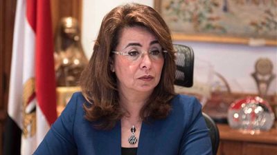 ‏وزيرة التضامن تطمئن على المصابين في حريق كنيسة السيدة العذراء بالمنيا