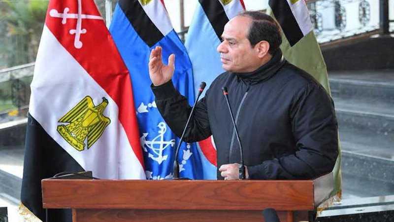 السيسي لطلبة الكلية