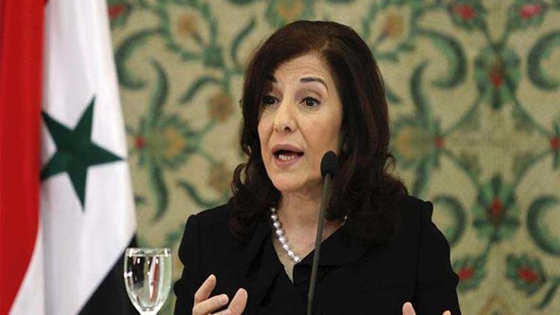 مستشارة الرئاسة السورية