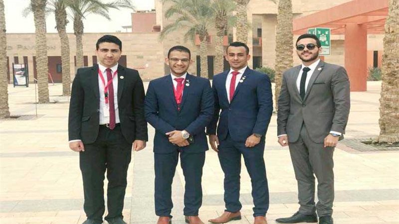 فوز طلاب جامعة بنها