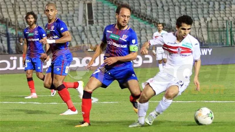 انطلاق مباراة الزمالك