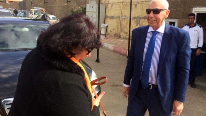 وزيرة الثقافة تصل