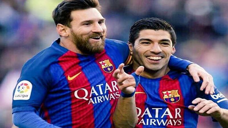 ميسي وسواريز في هجوم