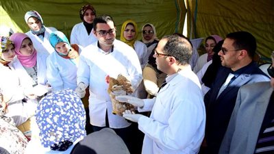 قافلة بيطرية بقرى الدلنجات (صور)