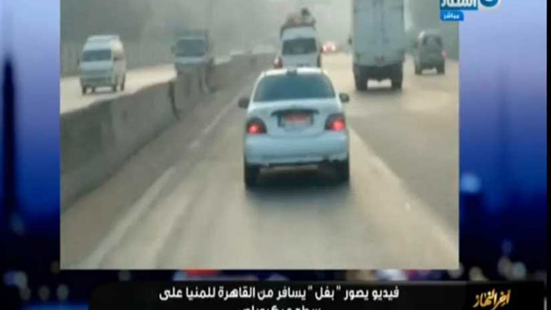 بغل يسافر من القاهرة