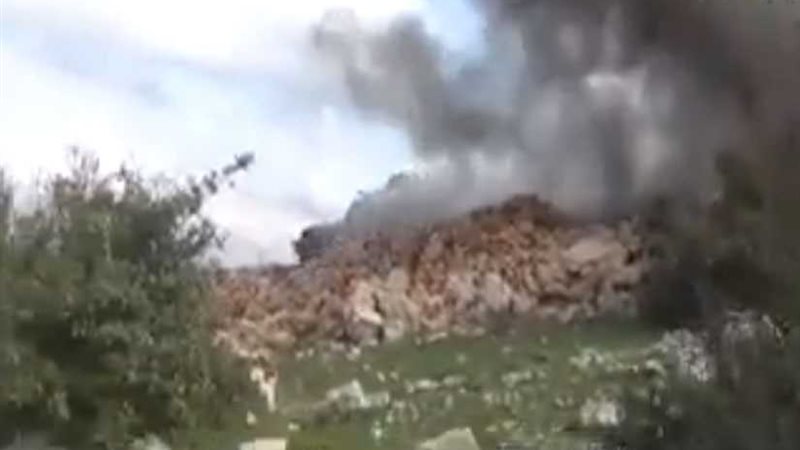 تفجير دبابة تركية