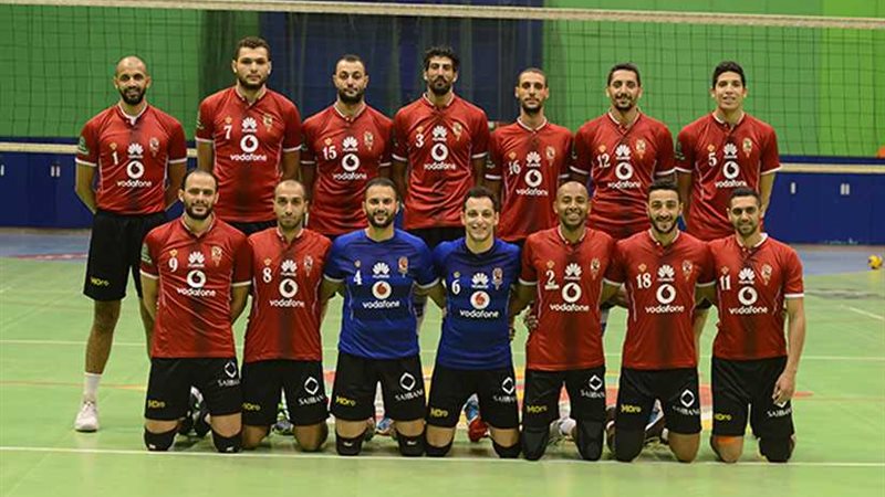 رجال طائرة الأهلي