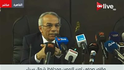 محافظ شمال سيناء: قريبا سيتم دحر الإرهاب (فيديو)