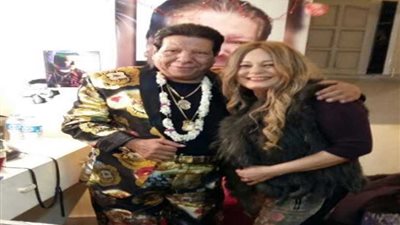 فاتن الحلو وشعبان عبد الرحيم في 