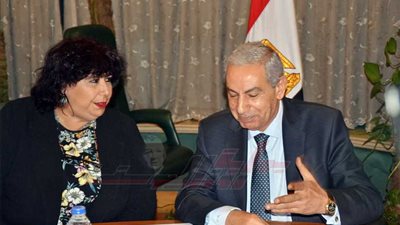 قابيل وعبد الدايم في احتفال 