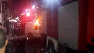 حريق بمستشفى 