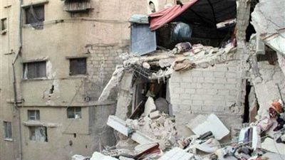 إصابة 4 أشخاص في انهيار عقار بالإسكندرية